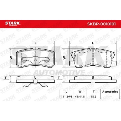 Brake Pads Set Stark SKBP-0010101 SKBP-0010101 - photo 4