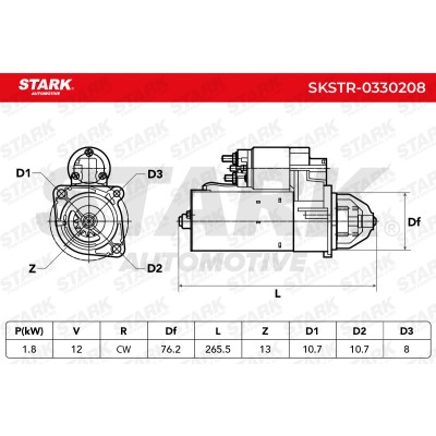 Starter Stark SKSTR-0330208 SKSTR-0330208 - photo 7