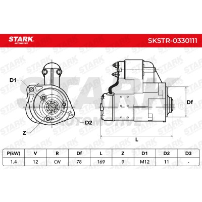 Starter Stark SKSTR-0330111 SKSTR-0330111 - photo 6