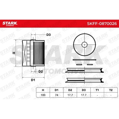 Fuel Filter Stark SKFF-0870026 SKFF-0870026 - photo 6