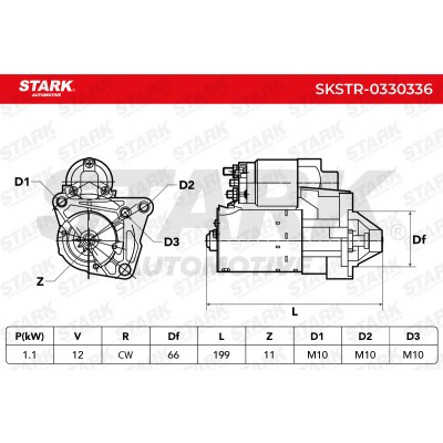 Starter Stark SKSTR-0330336 SKSTR-0330336 - photo 7