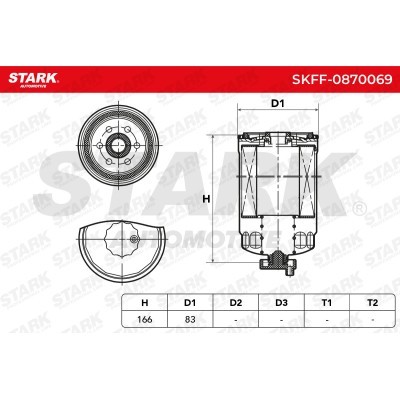 Fuel Filter Stark SKFF-0870069 SKFF-0870069 - photo 5