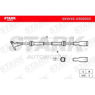 ABS Sensor Stark SKWSS-0350053 SKWSS-0350053 - photo 4