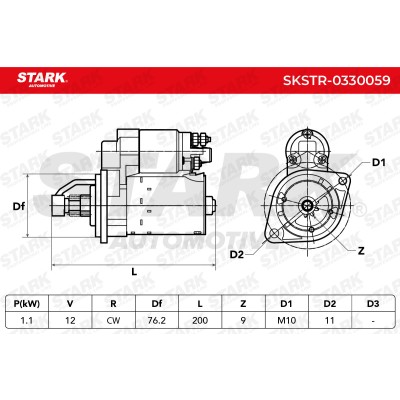 Starter Stark SKSTR-0330059 SKSTR-0330059 - photo 6
