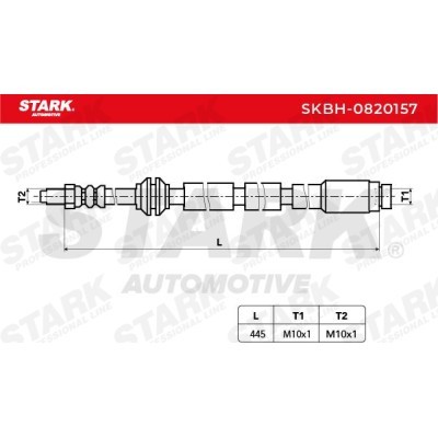 Brake Hose Stark SKBH-0820157 SKBH-0820157 - photo 3