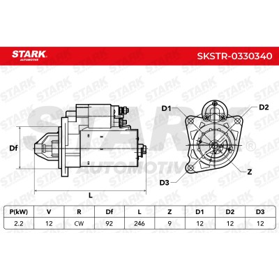 Starter Stark SKSTR-0330340 SKSTR-0330340 - photo 7