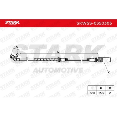 ABS Sensor Stark SKWSS-0350305 SKWSS-0350305 - photo 6