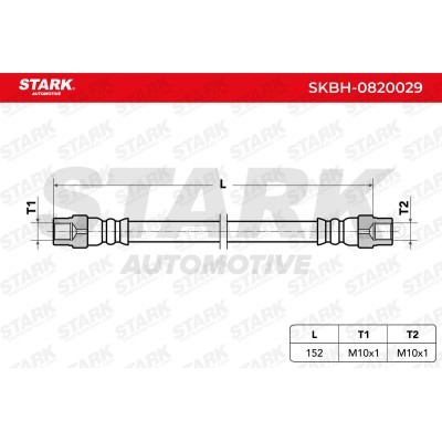 Brake Hose Stark SKBH-0820029 SKBH-0820029 - photo 3