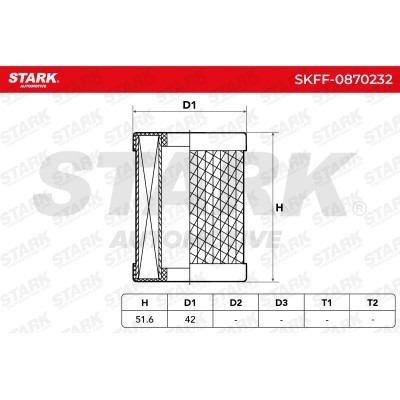 Fuel Filter Stark SKFF-0870232 SKFF-0870232 - photo 5