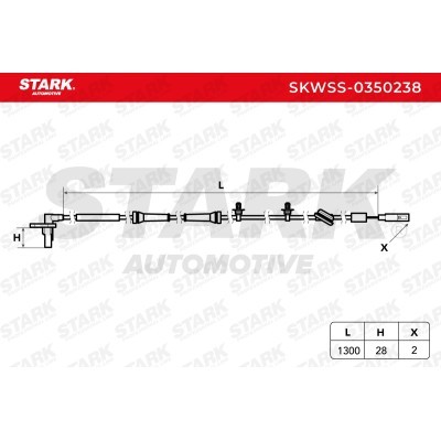 ABS Sensor Stark SKWSS-0350238 SKWSS-0350238 - photo 4