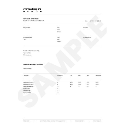 Injector Nozzle RIDEX 3902I0342R 3902I0342R - photo 7