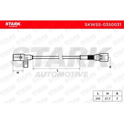 ABS Sensor Stark SKWSS-0350031 SKWSS-0350031 - photo 4