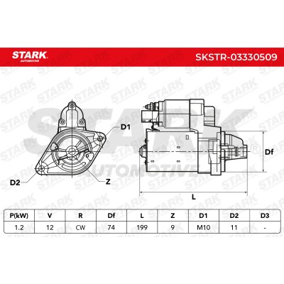 Starter Stark SKSTR-03330509 SKSTR-03330509 - photo 7
