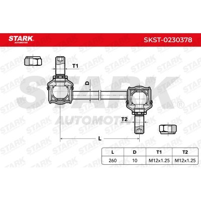 Stabilizer Link Stark SKST-0230378 SKST-0230378 - photo 5