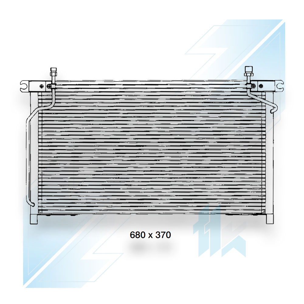 Condenser for Nissan Terrano 1993 - 2006 210NNTR200 - photo 1
