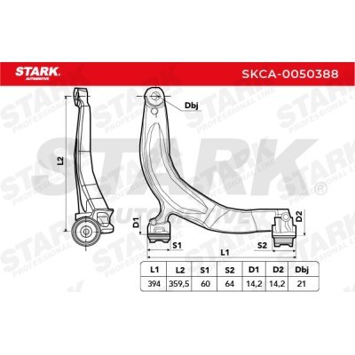 Control Arm Stark SKCA-0050388 SKCA-0050388 - photo 5