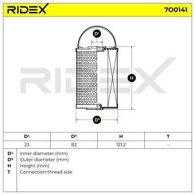 Oil Filter RIDEX 7O0141 7O0141 - photo 5