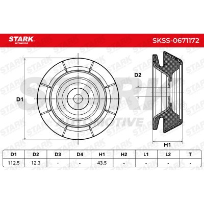 Strut Support Bearing Front Stark SKSS-0671172 SKSS-0671172 - photo 5