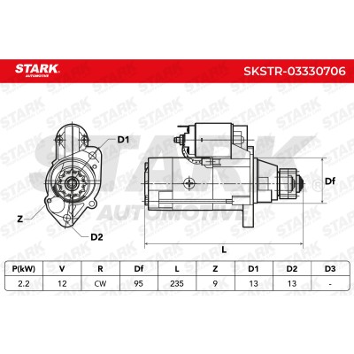 Starter Stark SKSTR-03330706 SKSTR-03330706 - photo 6