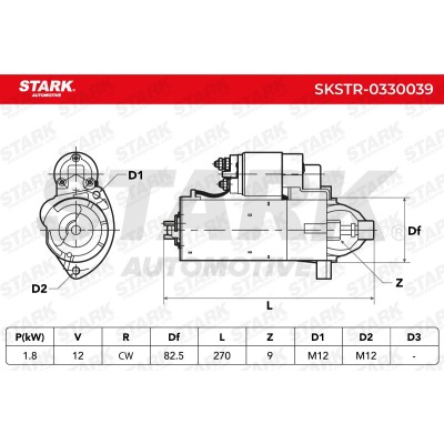 Starter Stark SKSTR-0330039 SKSTR-0330039 - photo 5