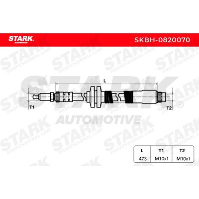 Brake Hose Stark SKBH-0820070 SKBH-0820070 - photo 5