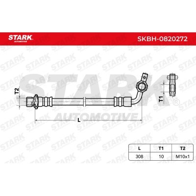 Brake Hose Stark SKBH-0820272 SKBH-0820272 - photo 3