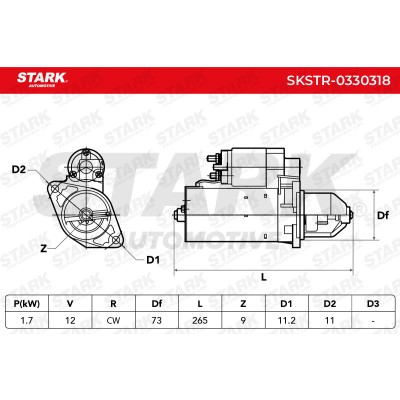 Starter Stark SKSTR-0330318 SKSTR-0330318 - photo 7