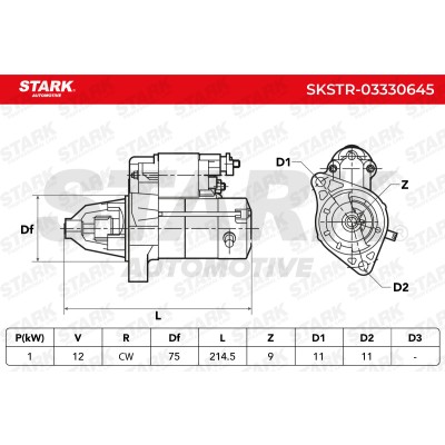 Starter Stark SKSTR-03330645 SKSTR-03330645 - photo 7
