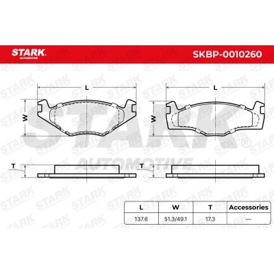 Brake Pads Set Stark SKBP-0010260 SKBP-0010260 - photo 7