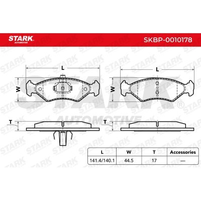 Brake Pads Set Stark SKBP-0010178 SKBP-0010178 - photo 3