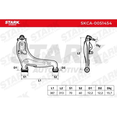 Control Arm Stark SKCA-0051454 SKCA-0051454 - photo 5