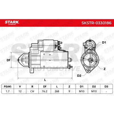 Starter Stark SKSTR-0330186 SKSTR-0330186 - photo 7