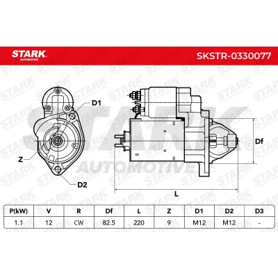 Starter Stark SKSTR-0330077 SKSTR-0330077 - photo 6