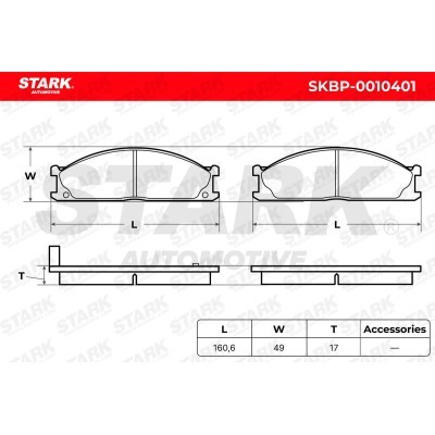 Brake Pads Set Stark SKBP-0010401 SKBP-0010401 - photo 6