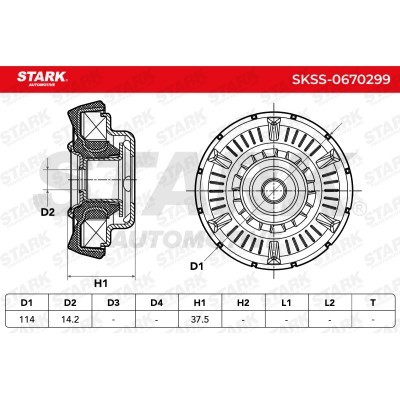 Strut Support Bearing Front Stark SKSS-0670299 SKSS-0670299 - photo 5