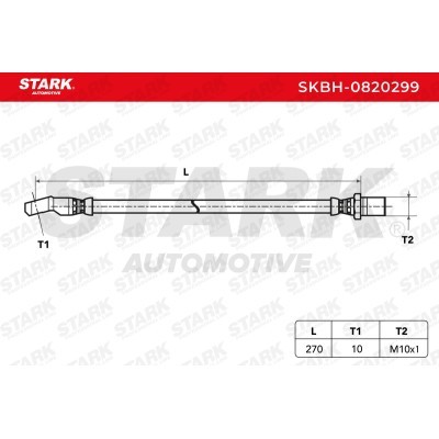 Brake Hose Stark SKBH-0820299 SKBH-0820299 - photo 2