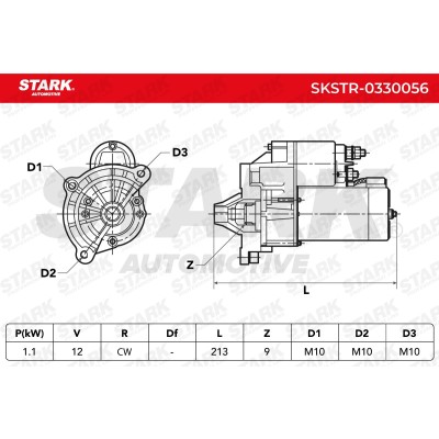 Starter Stark SKSTR-0330056 SKSTR-0330056 - photo 7