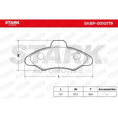 Brake Pads Set Stark SKBP-0010179 SKBP-0010179 - photo 6