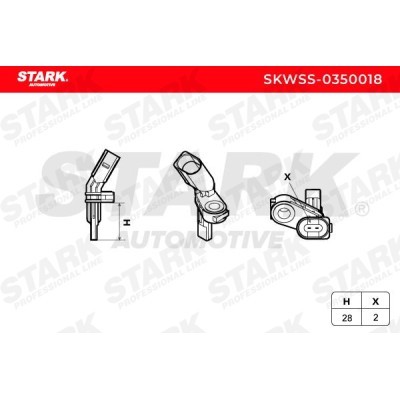 ABS Sensor Stark SKWSS-0350018 SKWSS-0350018 - photo 4