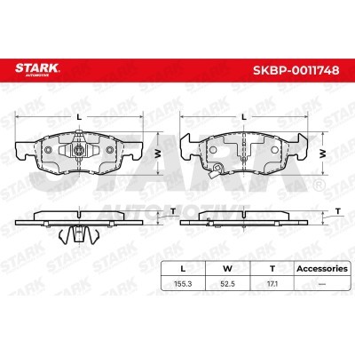 Brake Pads Set Stark SKBP-0011748 SKBP-0011748 - photo 5