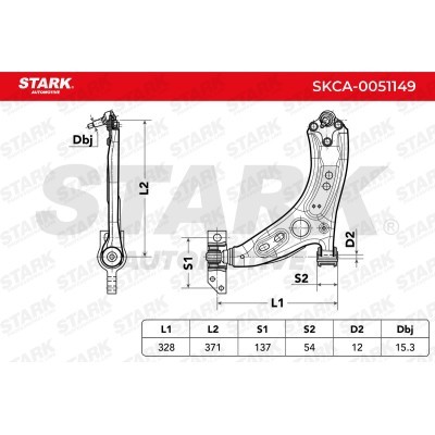 Control Arm Stark SKCA-0051149 SKCA-0051149 - photo 5