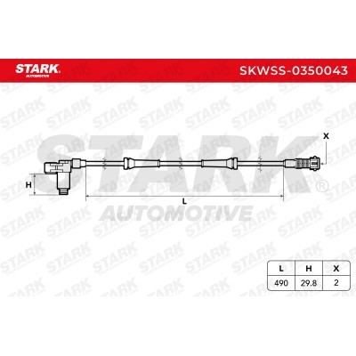 ABS Sensor Stark SKWSS-0350043 SKWSS-0350043 - photo 2