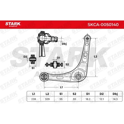 Control Arm Stark SKCA-0050140 SKCA-0050140 - photo 3
