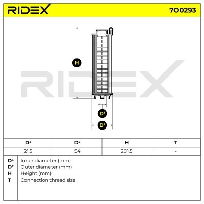 Oil Filter RIDEX 7O0293 7O0293 - photo 5