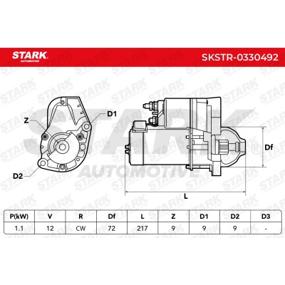 Starter Stark SKSTR-0330492 SKSTR-0330492 - photo 6