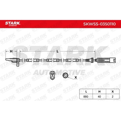 ABS Sensor Stark SKWSS-0350110 SKWSS-0350110 - photo 6
