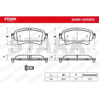 Brake Pads Set Stark SKBP-0011813 SKBP-0011813 - photo 5