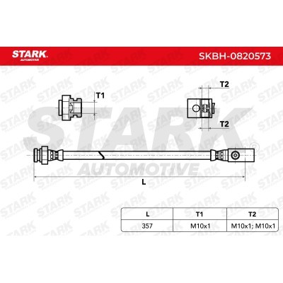 Brake Hose Stark SKBH-0820573 SKBH-0820573 - photo 6