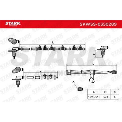 ABS Sensor Stark SKWSS-0350289 SKWSS-0350289 - photo 5