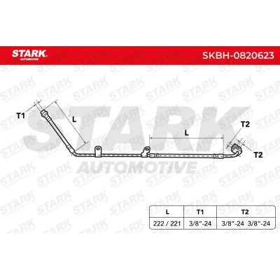Brake Hose Stark SKBH-0820623 SKBH-0820623 - photo 6